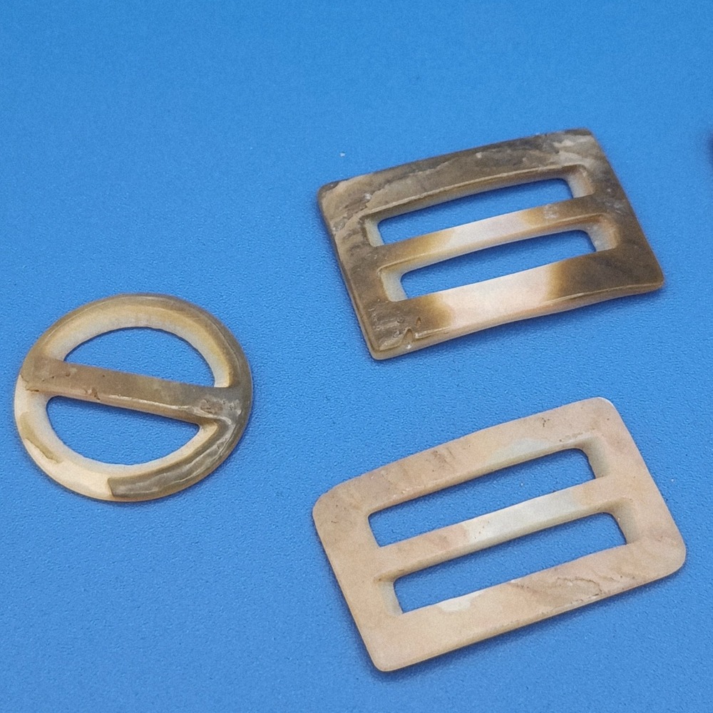 Vintage Mother of Pearl Belt Buckles